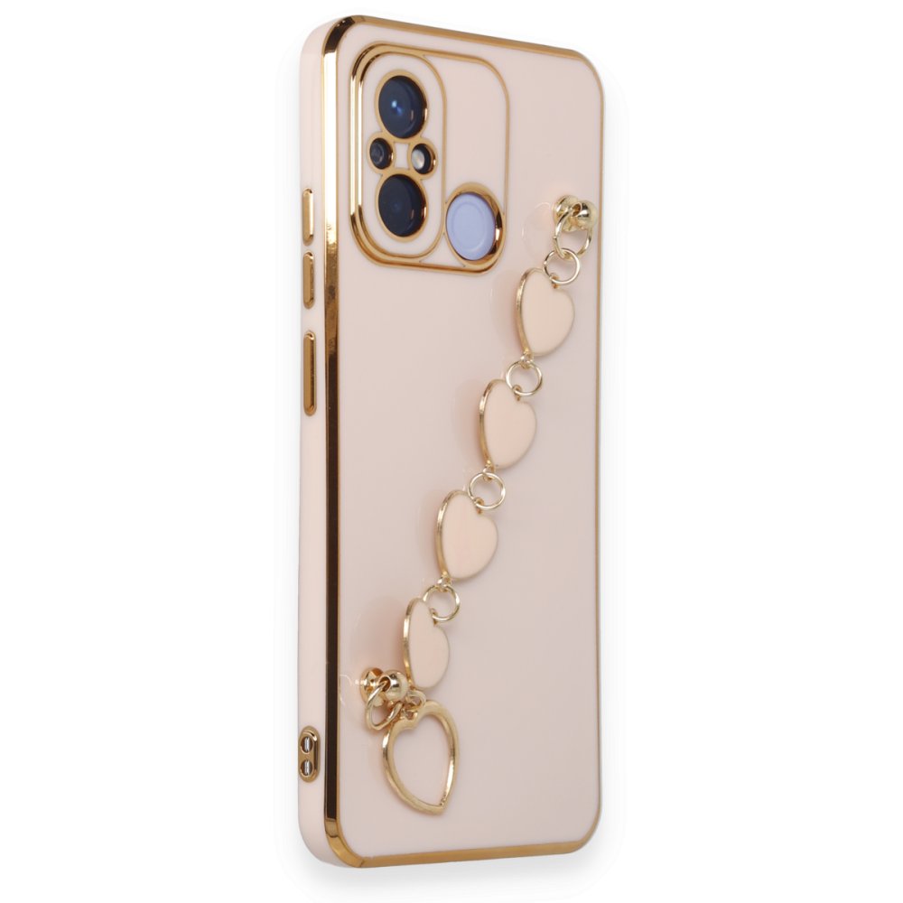 Redmi 12C Kılıf Esila Silikon - Pudra