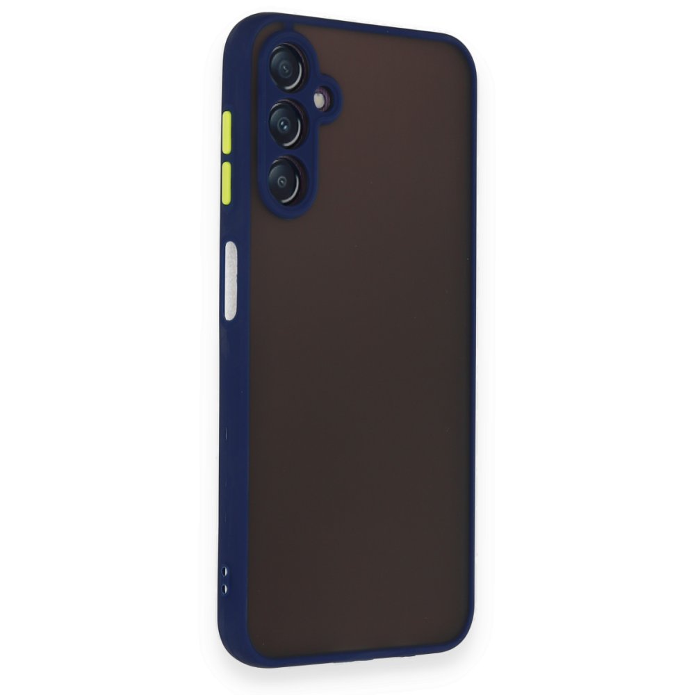  Samsung Galaxy A14 4G Kılıf Montreal Silikon Kapak - Lacivert