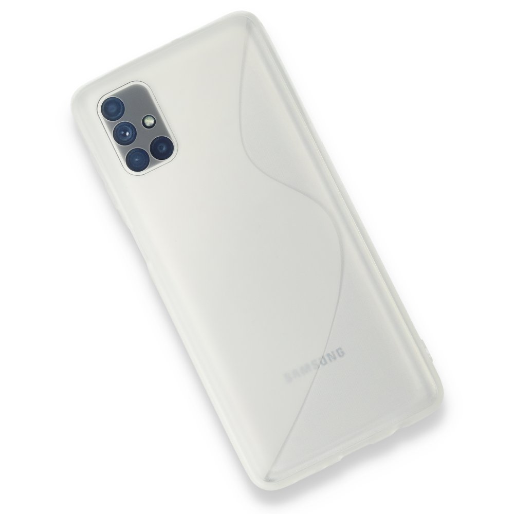  Samsung Galaxy M51 Kılıf S Silikon - Şeffaf