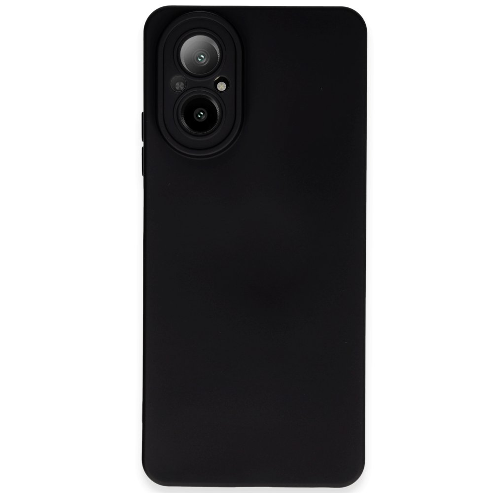 Realme 12 Lite Kılıf Nano içi Kadife Silikon - Siyah  Realme 12 Lite Kılıf Nano içi Kadife Silikon - Siyah