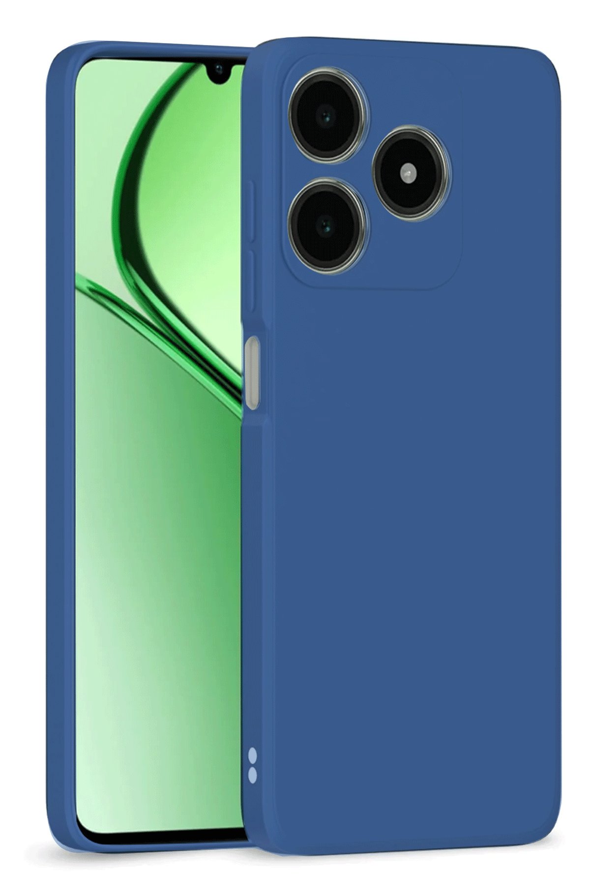 Realme C63 Kılıf First Silikon - Mavi Realme C63 Kılıf First Silikon - Mavi