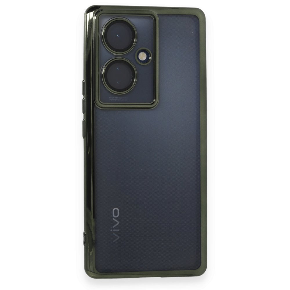  Vivo V29 Lite Kılıf Razer Lensli Silikon - Yeşil