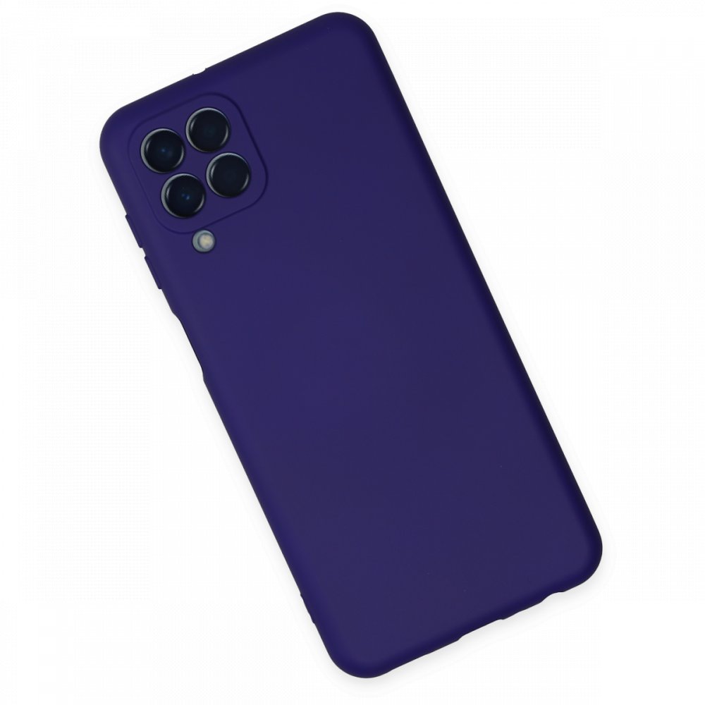  Samsung Galaxy M33 Kılıf Nano içi Kadife Silikon - Mor