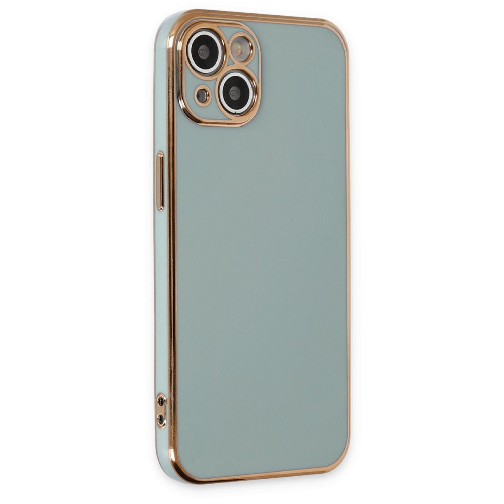  iPhone 14 Kılıf Volet Silikon - Açık Yeşil