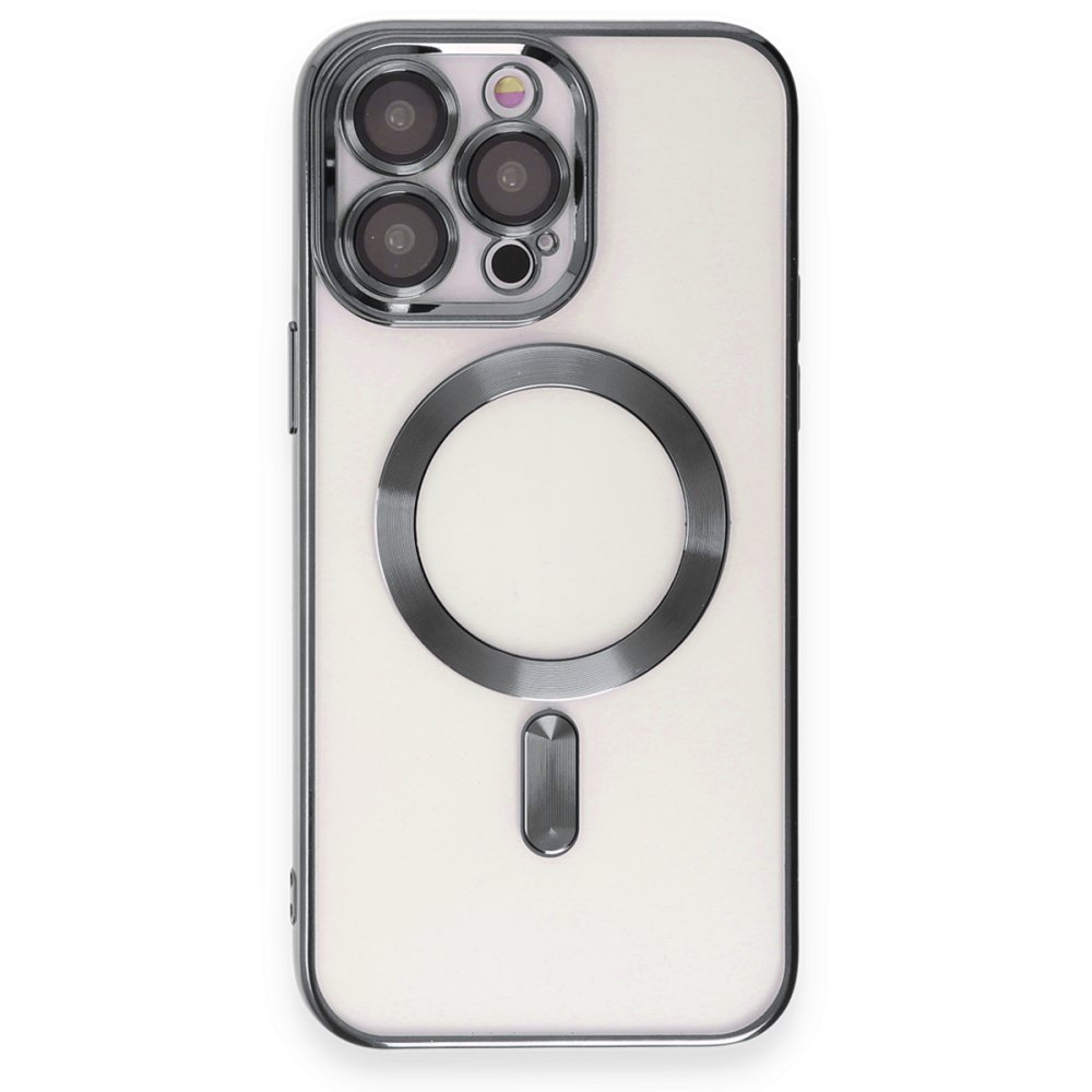  iPhone 15 Pro Kılıf Kross Magneticsafe Kapak - Titan Gri