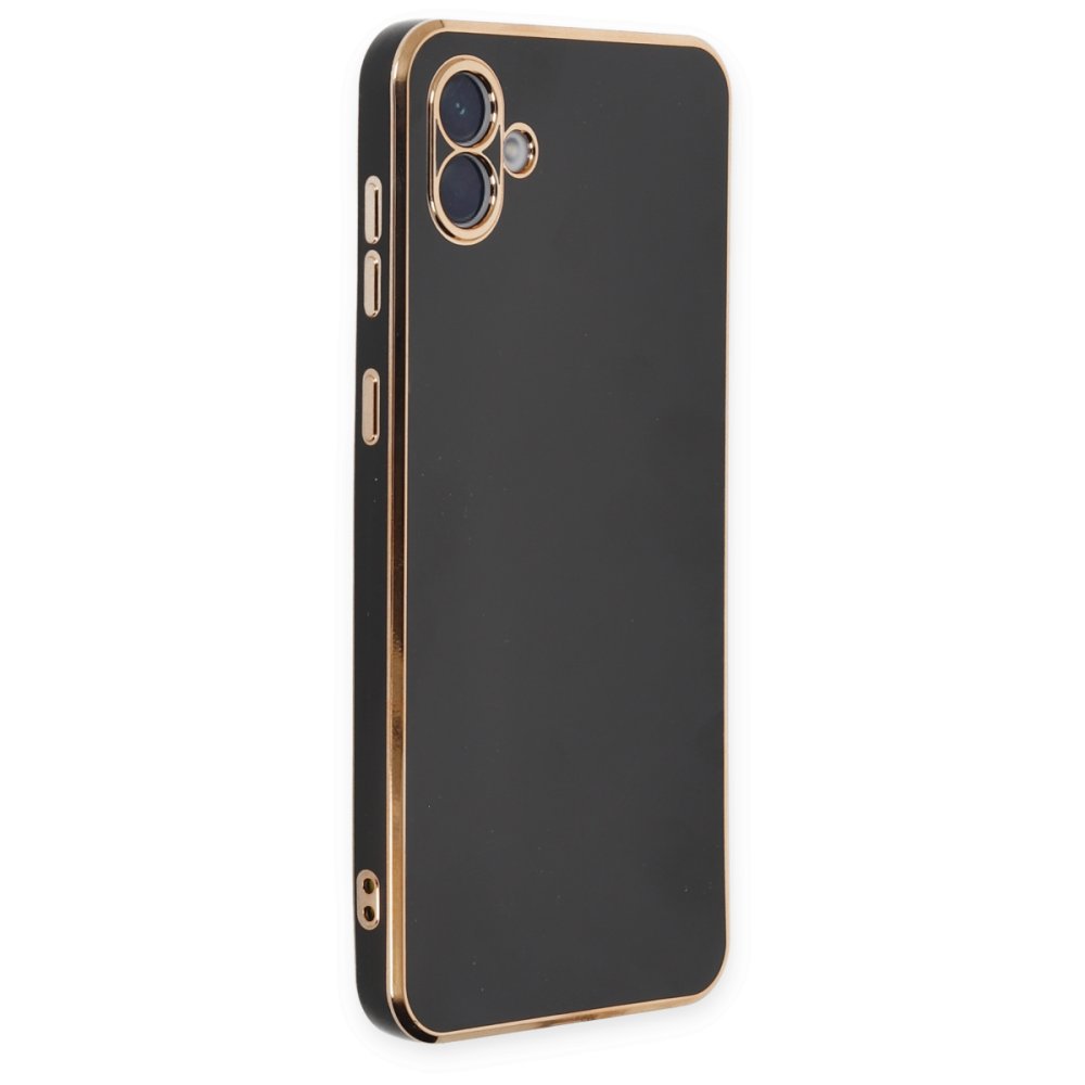  Samsung Galaxy A04 Kılıf Volet Silikon - Siyah