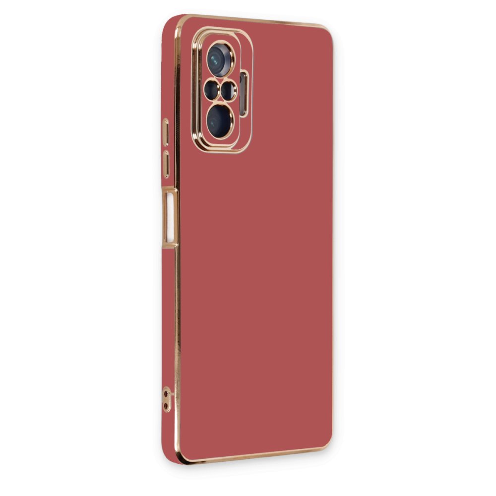 Redmi Note 10 Pro Kılıf Volet Silikon - Kırmızı