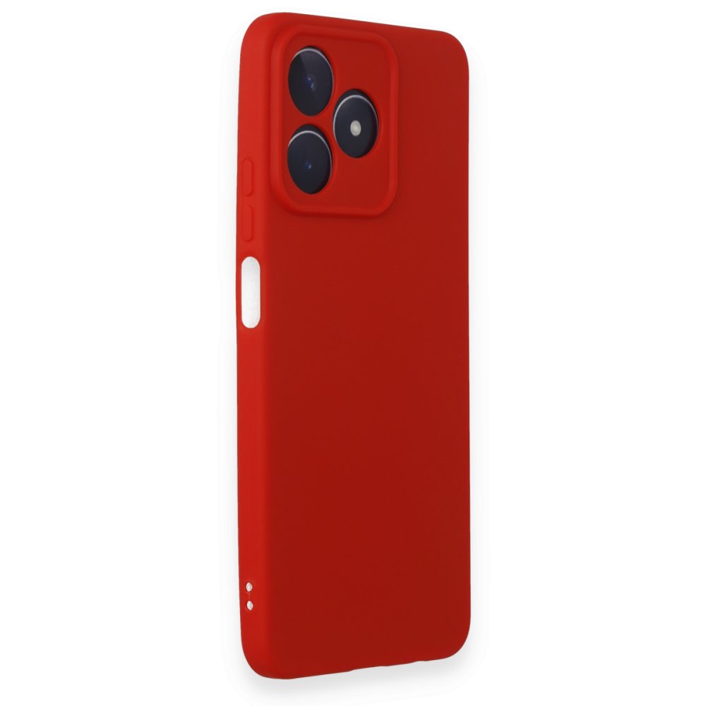 Realme C53 Kılıf First Silikon - Kırmızı Realme C53 Kılıf First Silikon - Kırmızı