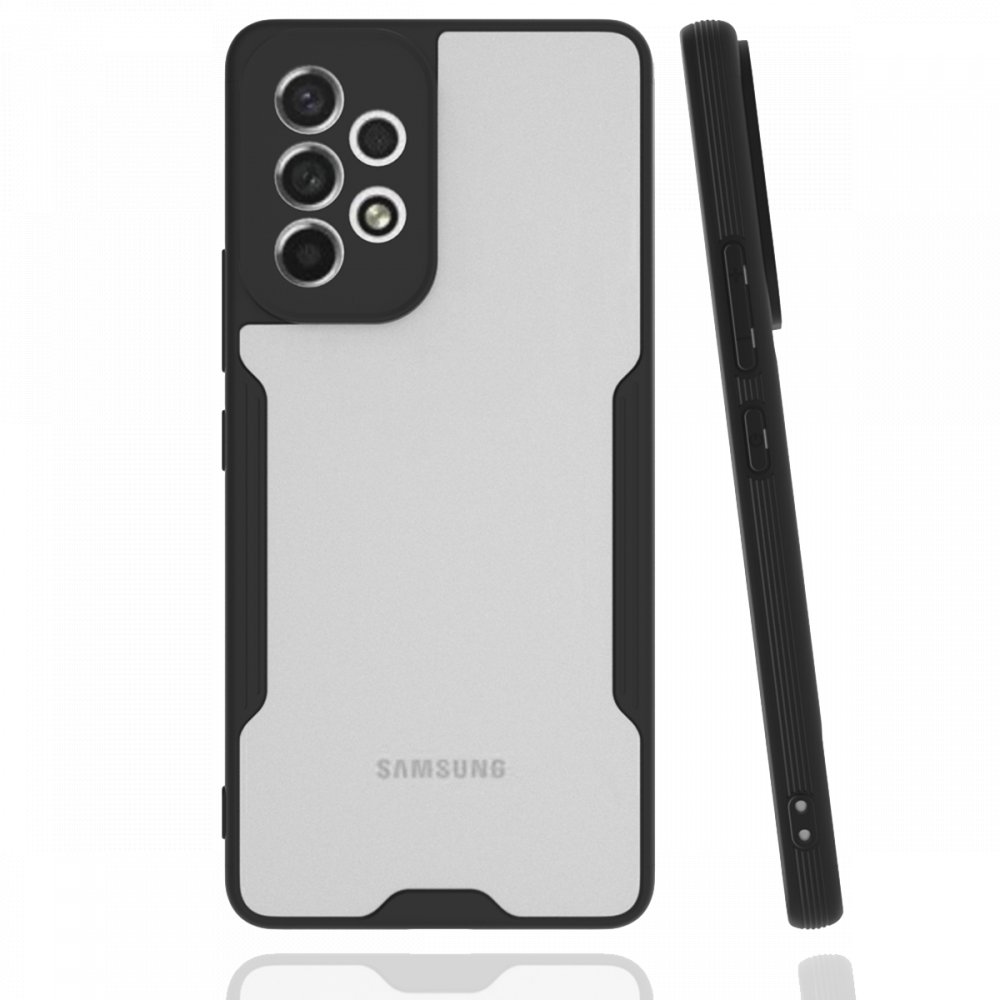  Samsung Galaxy A33 5G Kılıf Platin Silikon - Siyah