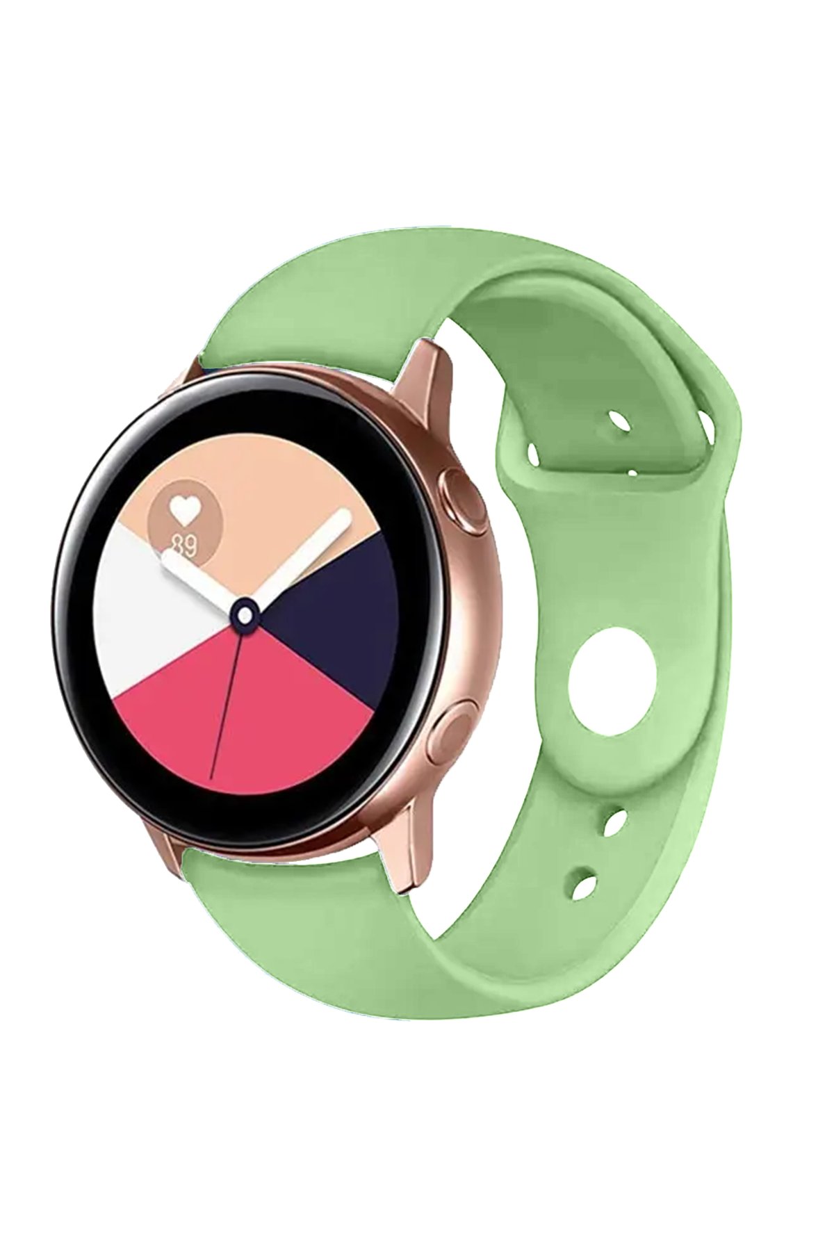  Watch 20mm Klasik Kordon - Açık Yeşil