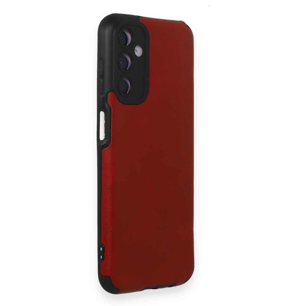  Samsung Galaxy M14 5G Kılıf Loop Deri Silikon - Kırmızı