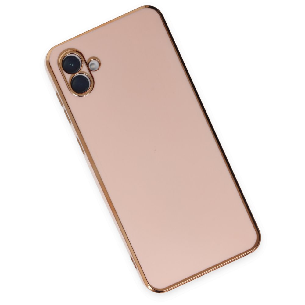  Samsung Galaxy A04 Kılıf Volet Silikon - Pembe
