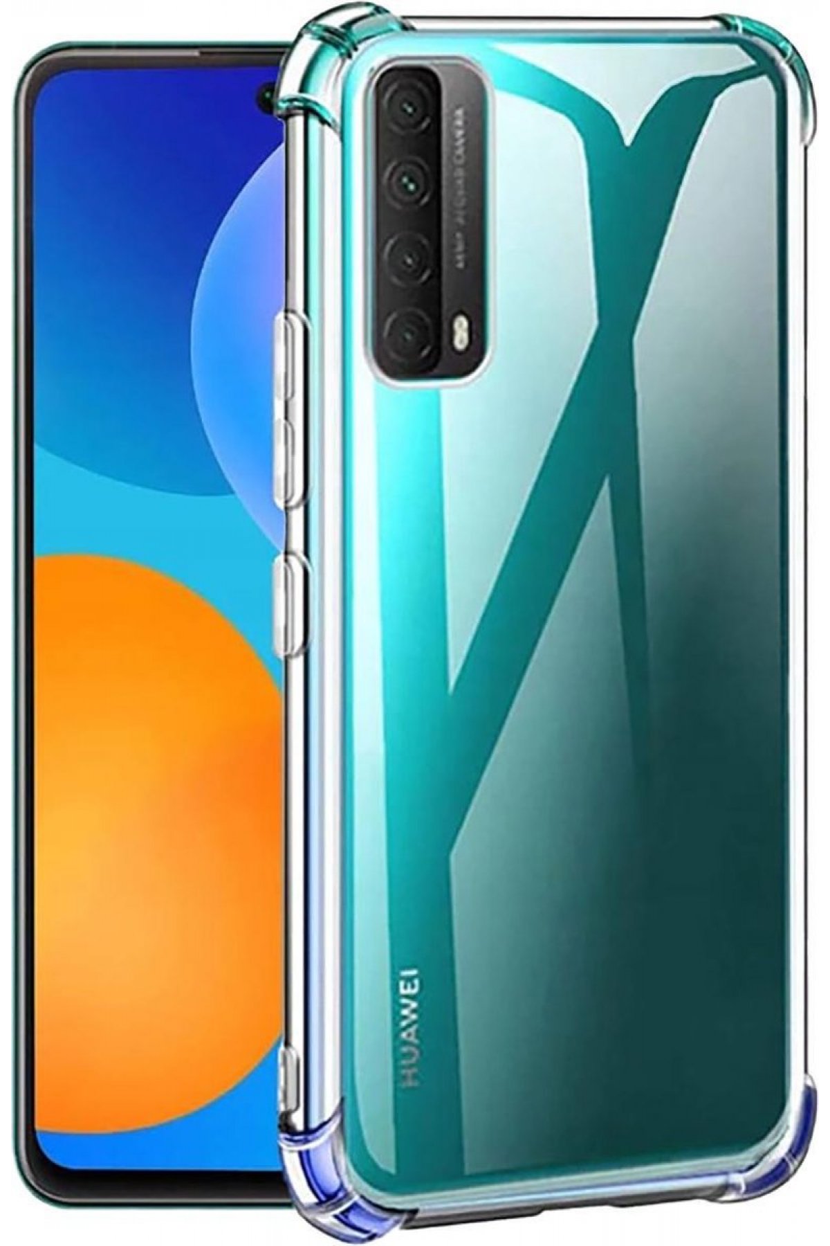 Huawei P Smart 2021 Kılıf Olex Tpu Silikon - Şeffaf  Huawei P Smart 2021 Kılıf Olex Tpu Silikon - Şeffaf