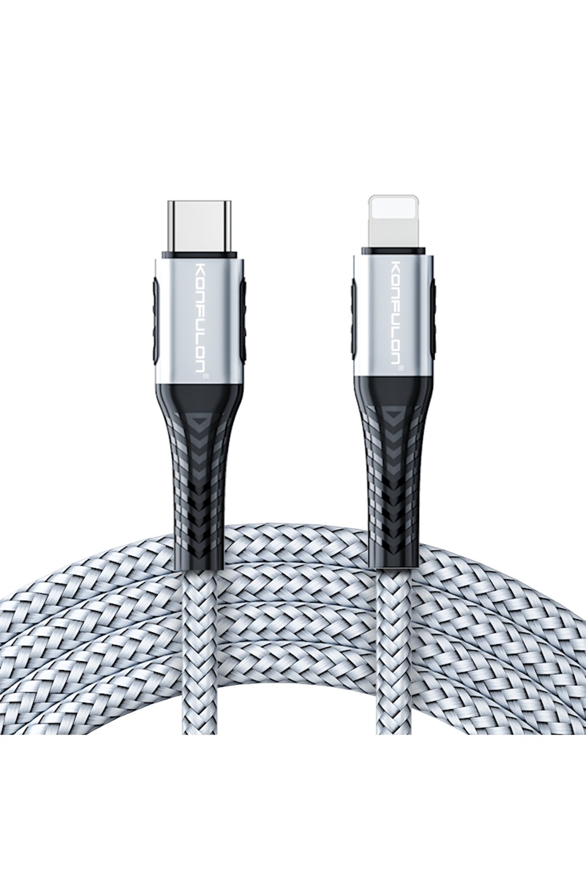Konfulon DC35 Type-C to Lightning Kablo 1MT - Gri