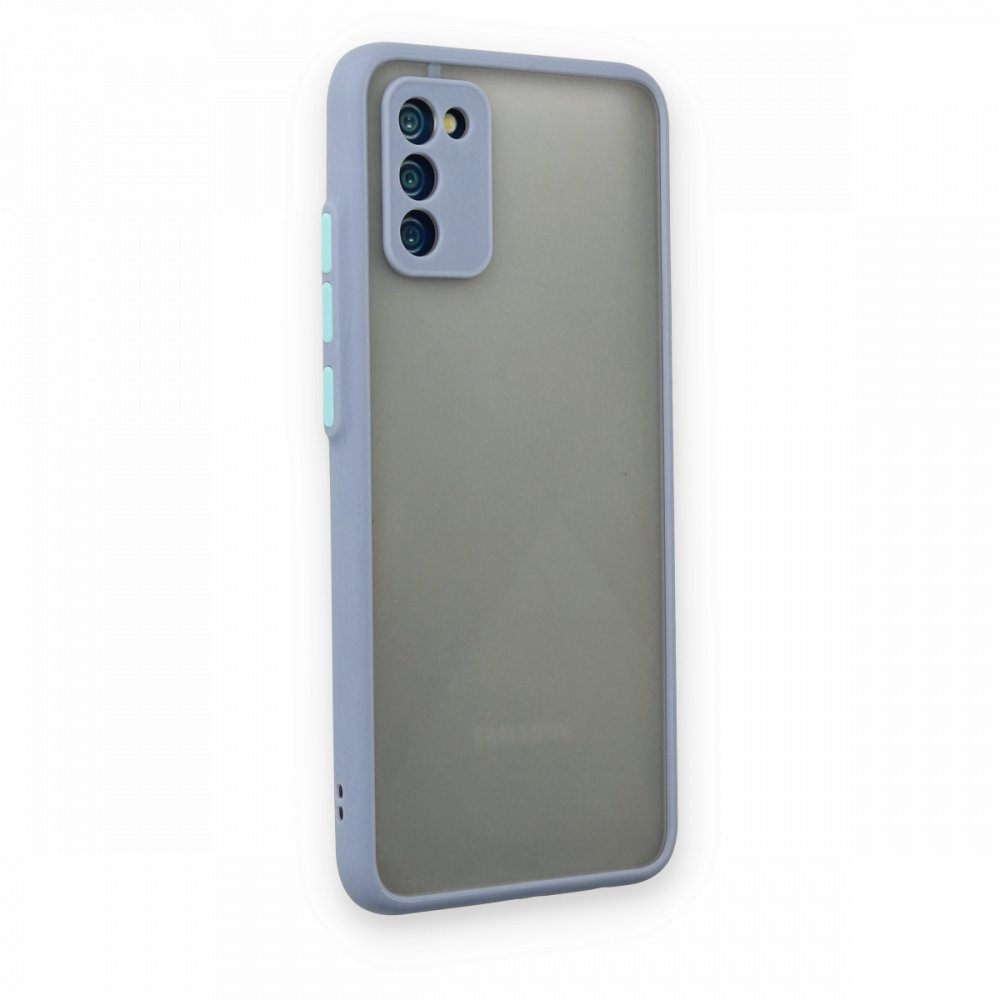  Samsung Galaxy A02S Kılıf Montreal Silikon Kapak - Gri