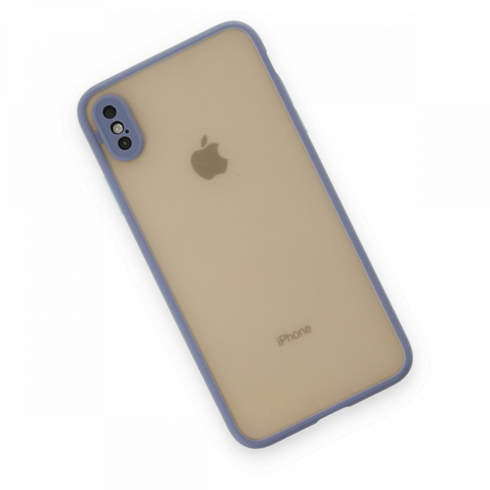 iPhone X Kılıf Montreal Silikon Kapak - Gri  iPhone X Kılıf Montreal Silikon Kapak - Gri