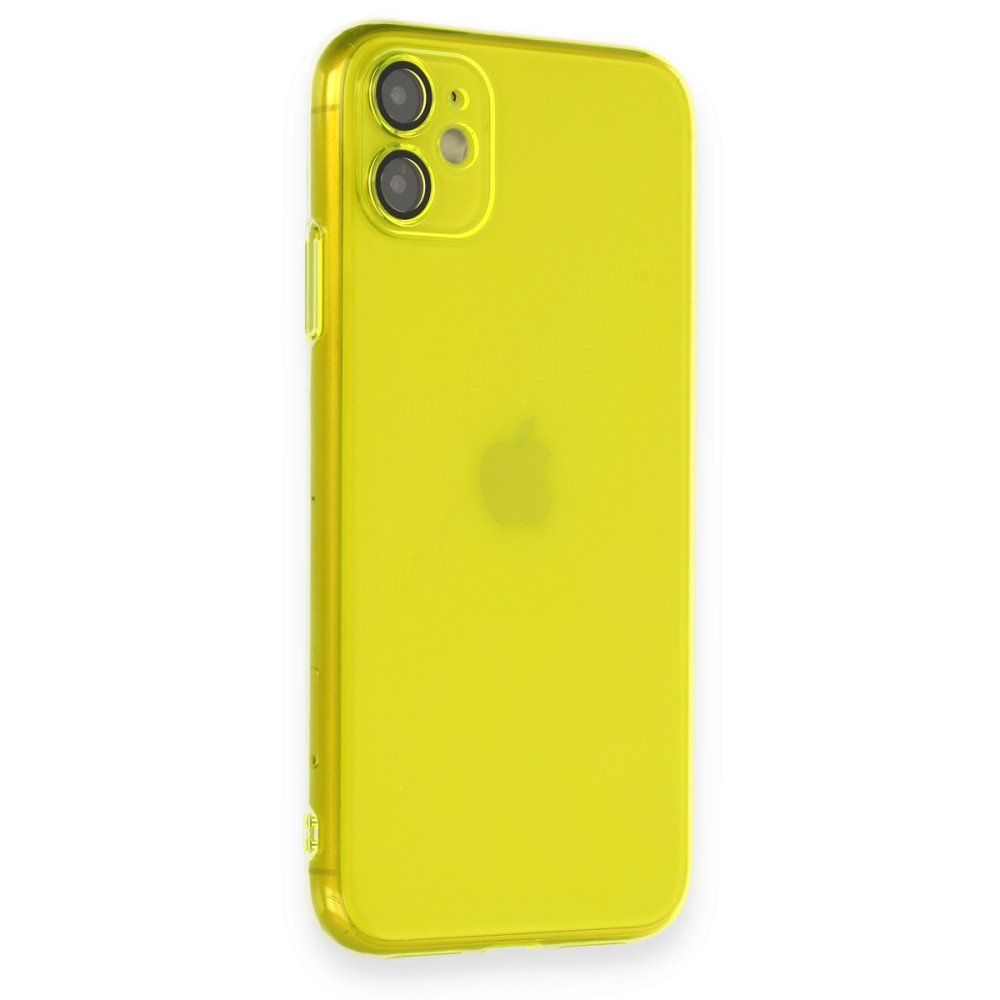 iPhone 11 Kılıf Armada Lensli Kapak - Sarı iPhone 11 Kılıf Armada Lensli Kapak - Sarı