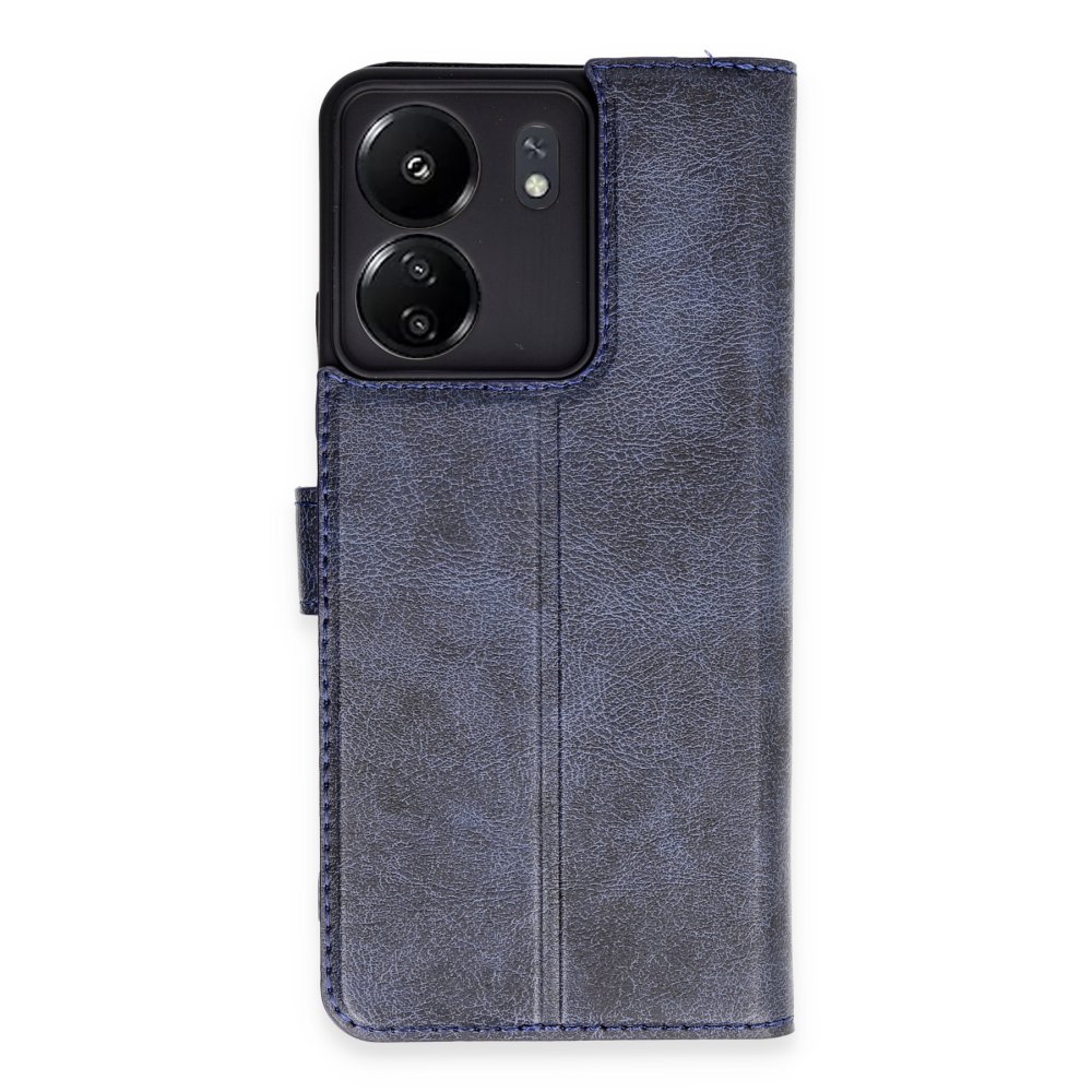  Xiaomi Poco C65 Kılıf Trend S Plus Kapaklı Kılıf - Lacivert