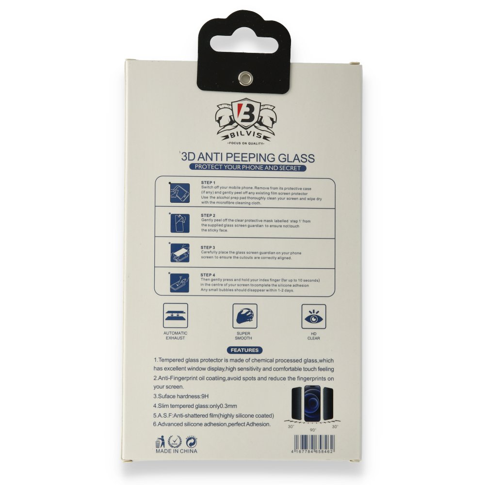  iPhone 13 Pro Bilvis Hayalet Cam Ekran Koruyucu