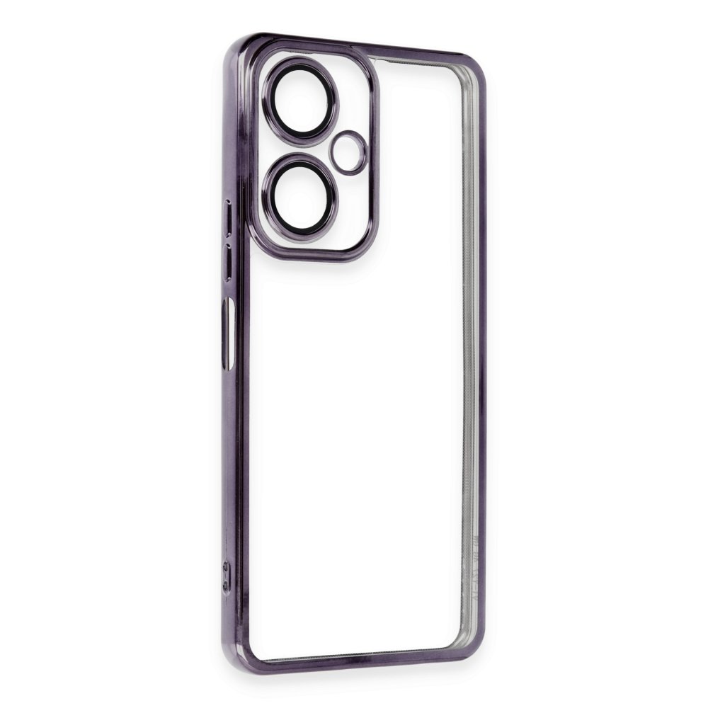 Vivo Y27 Kılıf Razer Lensli Silikon - Mor Vivo Y27 Kılıf Razer Lensli Silikon - Mor