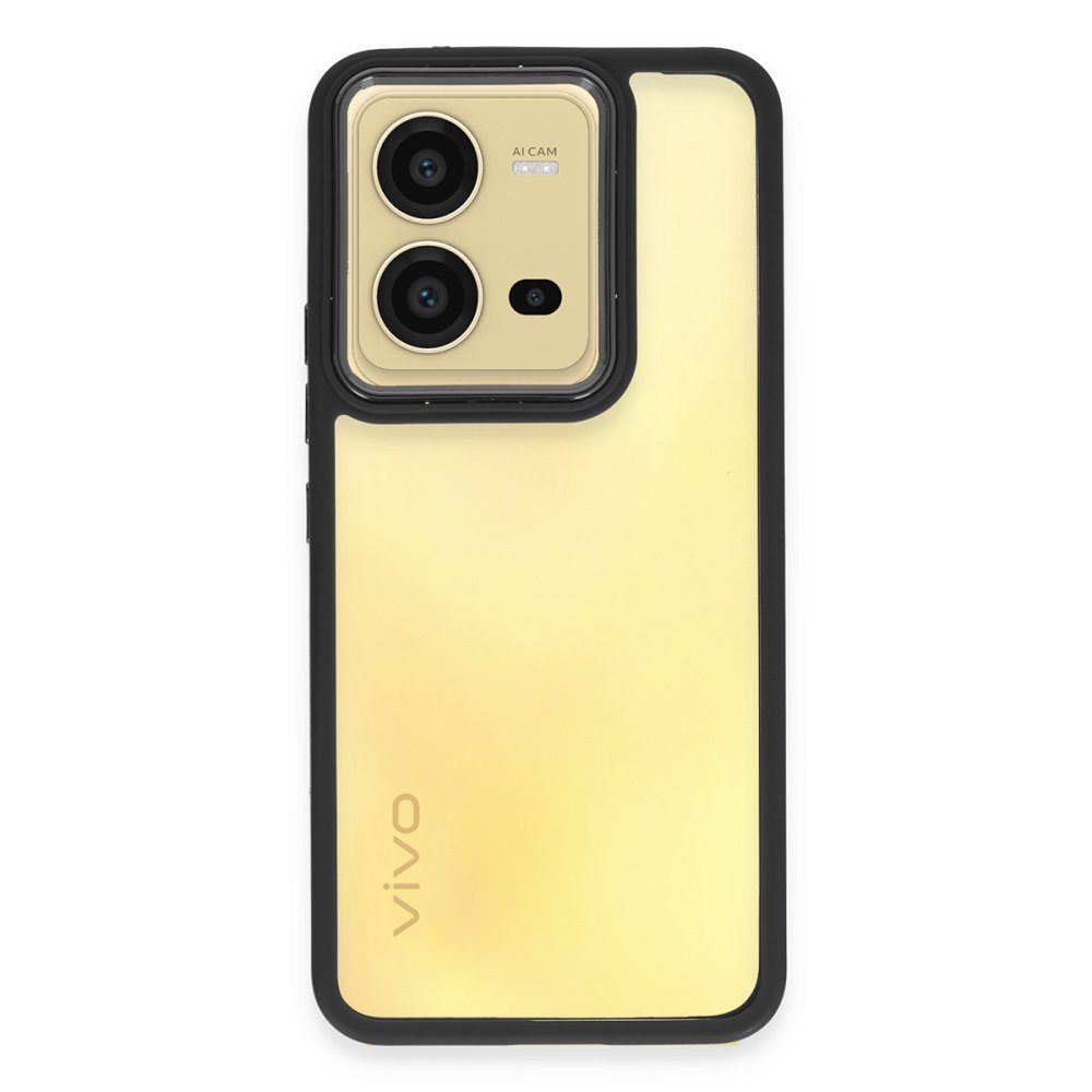 Vivo V25 5G Kılıf Dora Kapak - Siyah Vivo V25 5G Kılıf Dora Kapak - Siyah