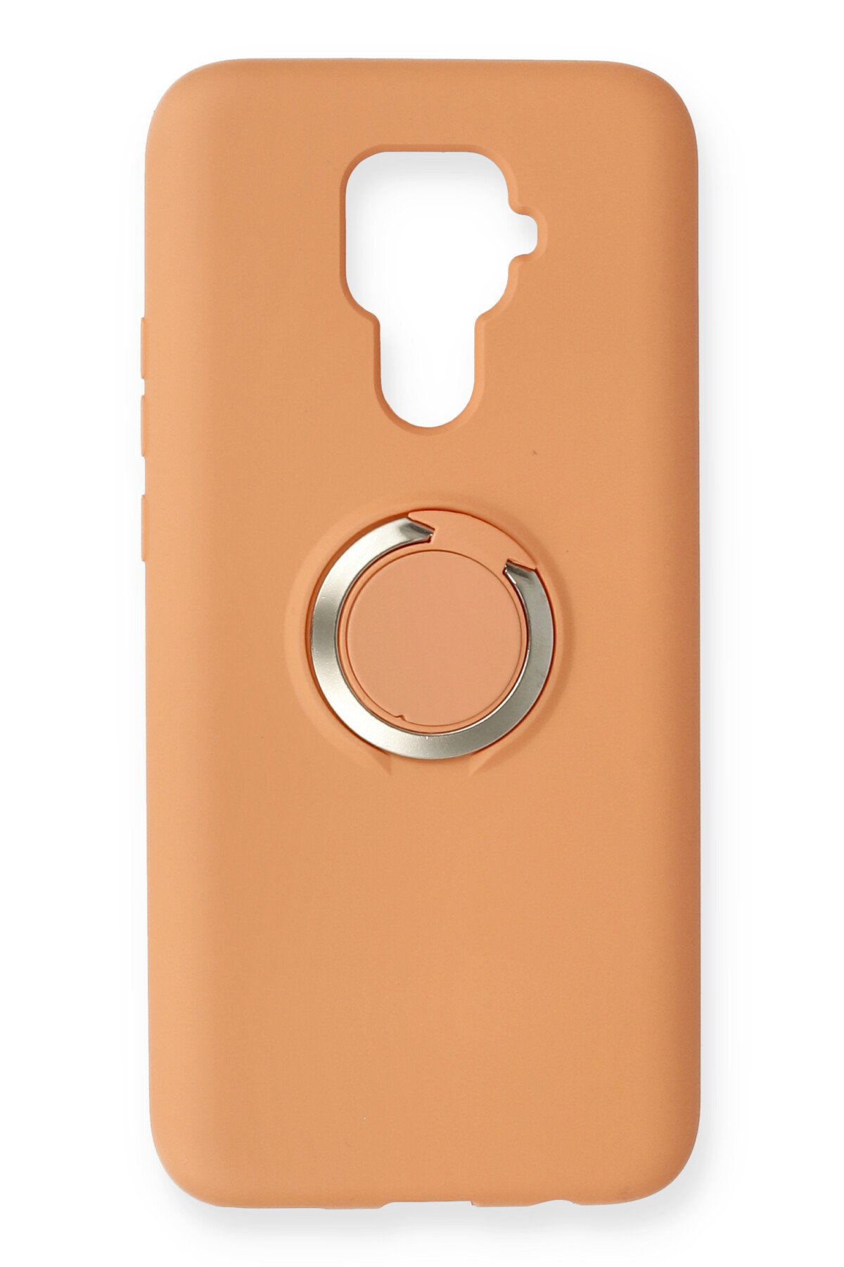 Huawei Mate 30 Lite Kılıf Viktor Yüzüklü Silikon - Turuncu Huawei Mate 30 Lite Kılıf Viktor Yüzüklü Silikon - Turuncu