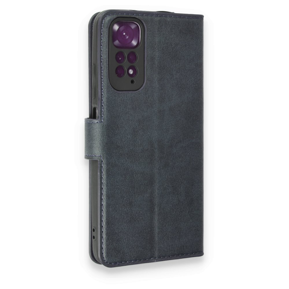 Redmi Note 11 Pro Kılıf Trend S Plus Kapaklı Kılıf - Lacivert Redmi Note 11 Pro Kılıf Trend S Plus Kapaklı Kılıf - Lacivert