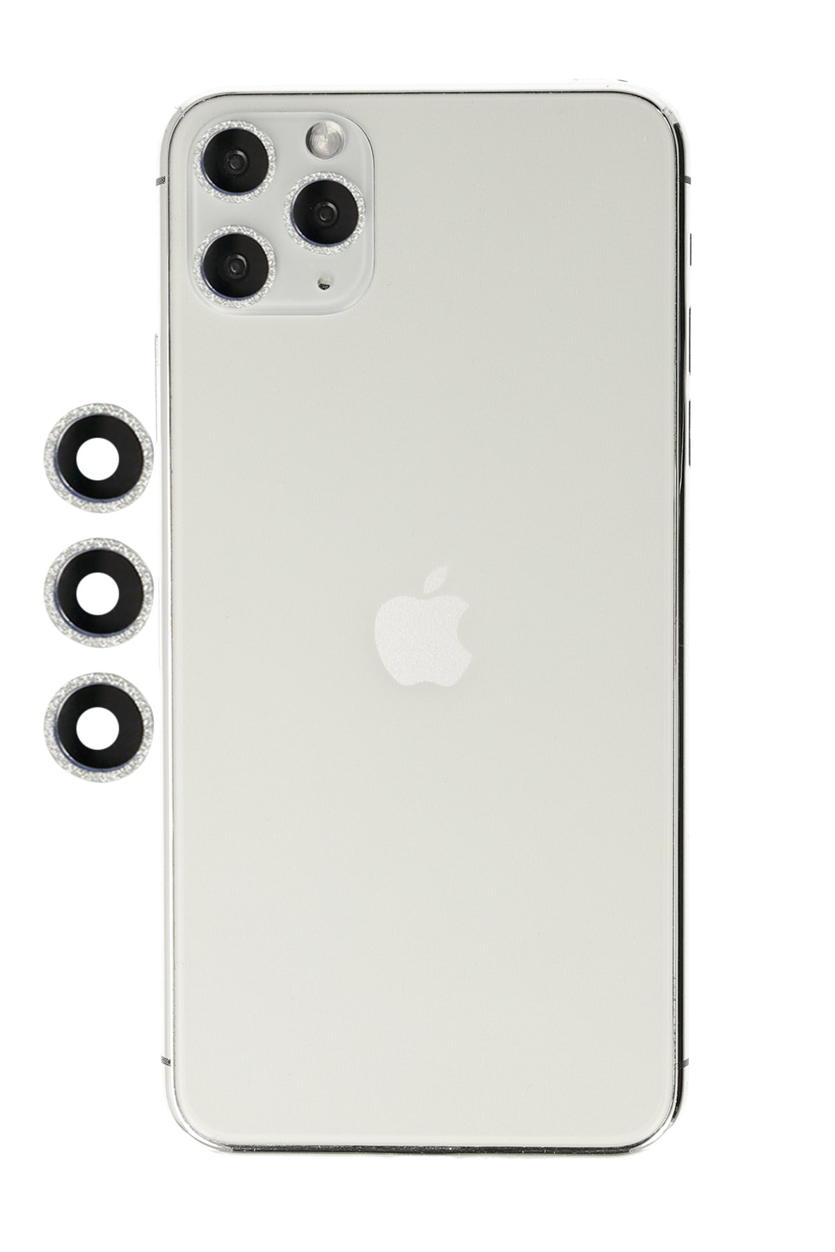  iPhone 11 Pro Max Shine Kamera Lens - Gümüş