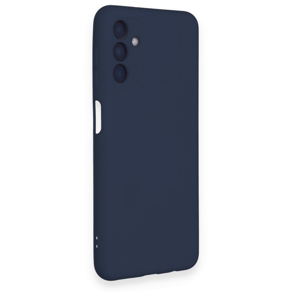  Samsung Galaxy A14 4G Kılıf Nano içi Kadife Silikon - Lacivert