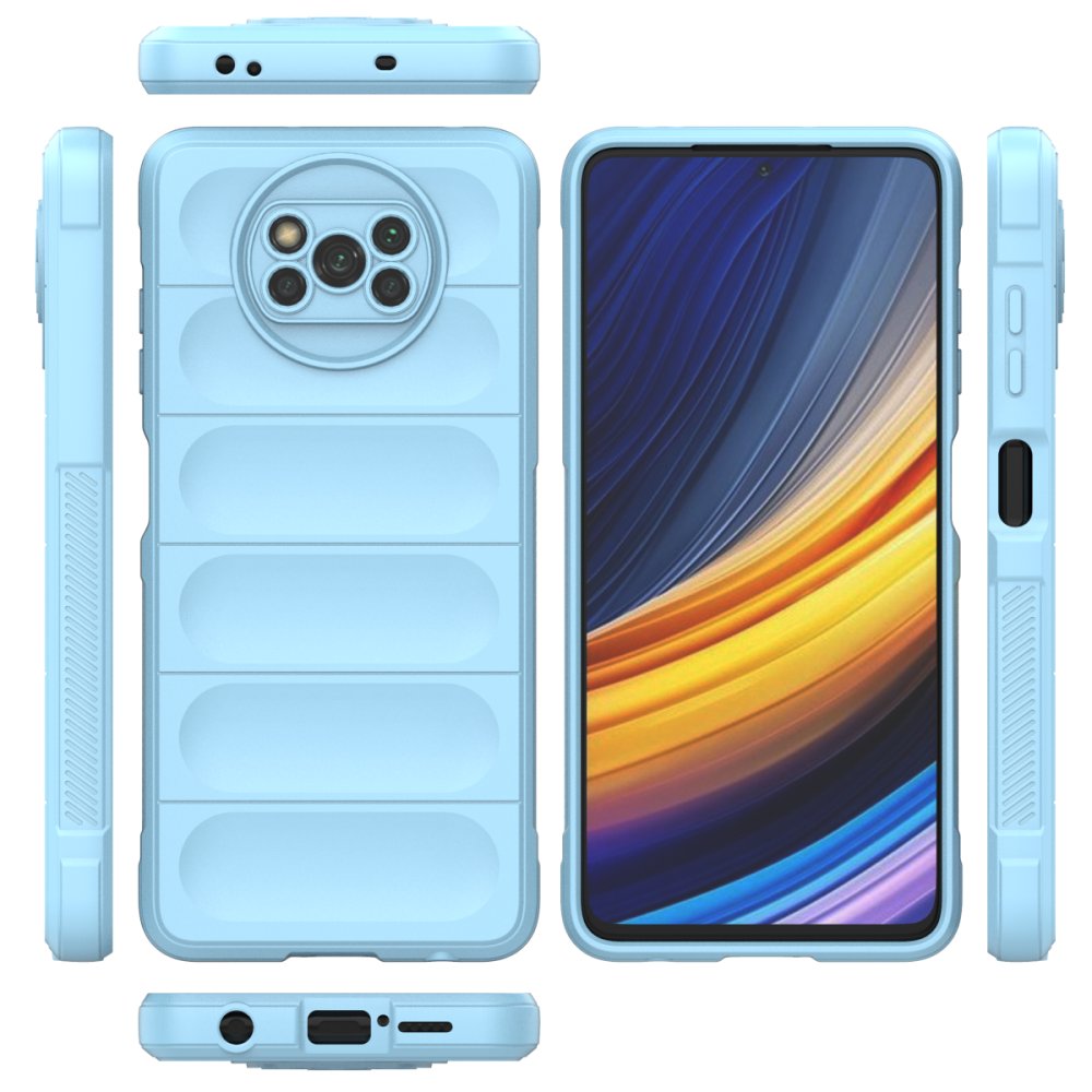 Xiaomi Pocophone X3 Pro Kılıf Optimum Silikon - Sky Blue Xiaomi Pocophone X3 Pro Kılıf Optimum Silikon - Sky Blue