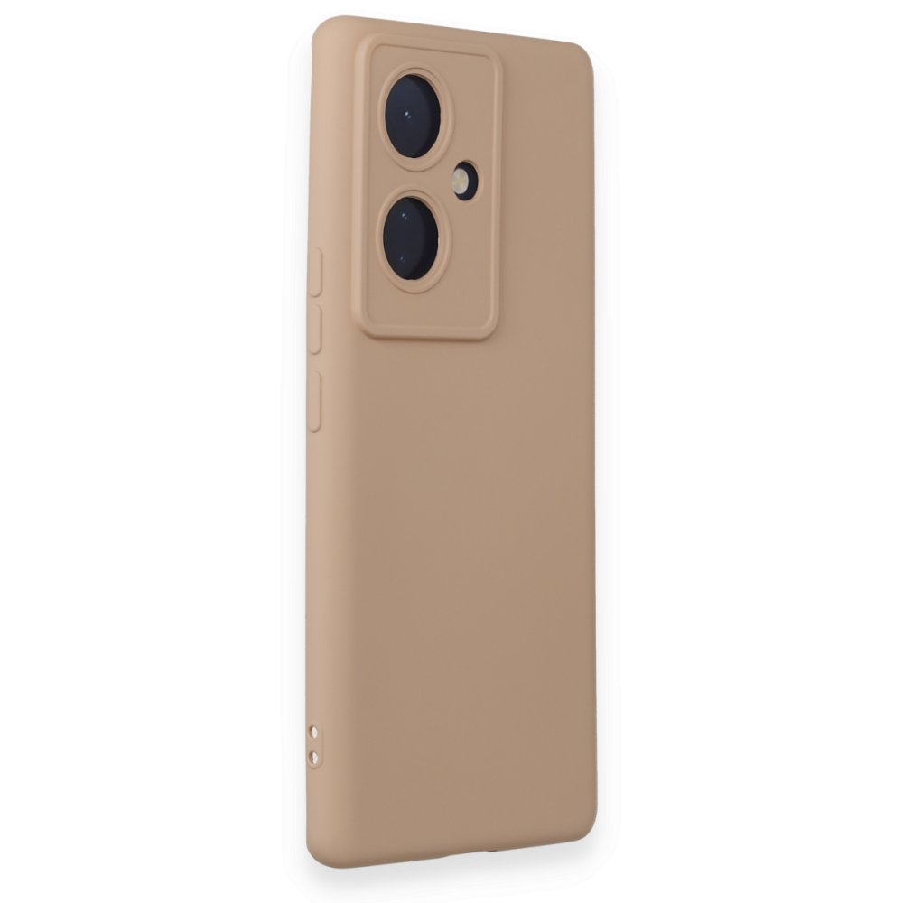 Vivo V29 Lite Kılıf Nano içi Kadife Silikon - Pudra Vivo V29 Lite Kılıf Nano içi Kadife Silikon - Pudra
