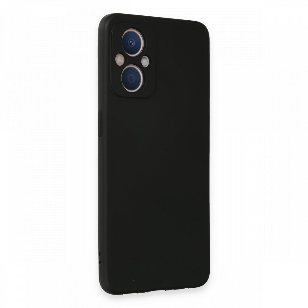 Oppo Reno 7 Lite Kılıf First Silikon - Siyah Oppo Reno 7 Lite Kılıf First Silikon - Siyah