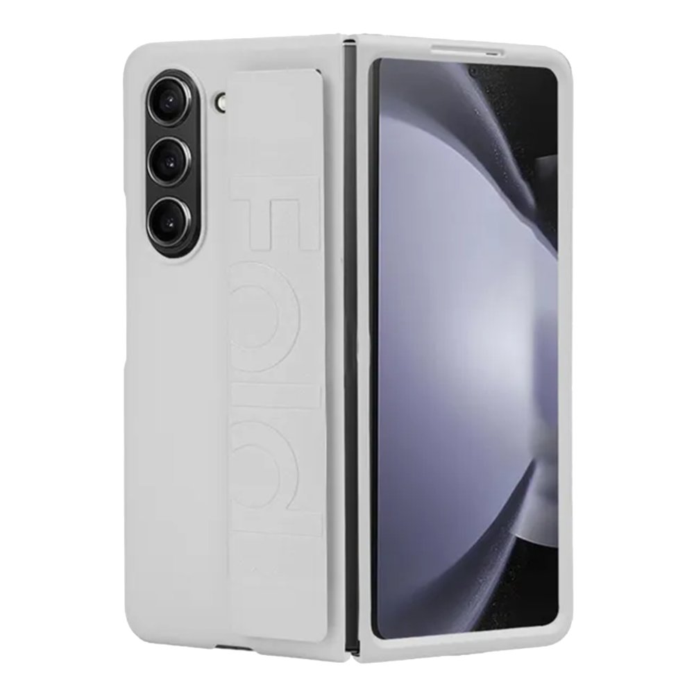  Samsung Galaxy Z Fold 5 Kılıf Data Kapak - Beyaz
