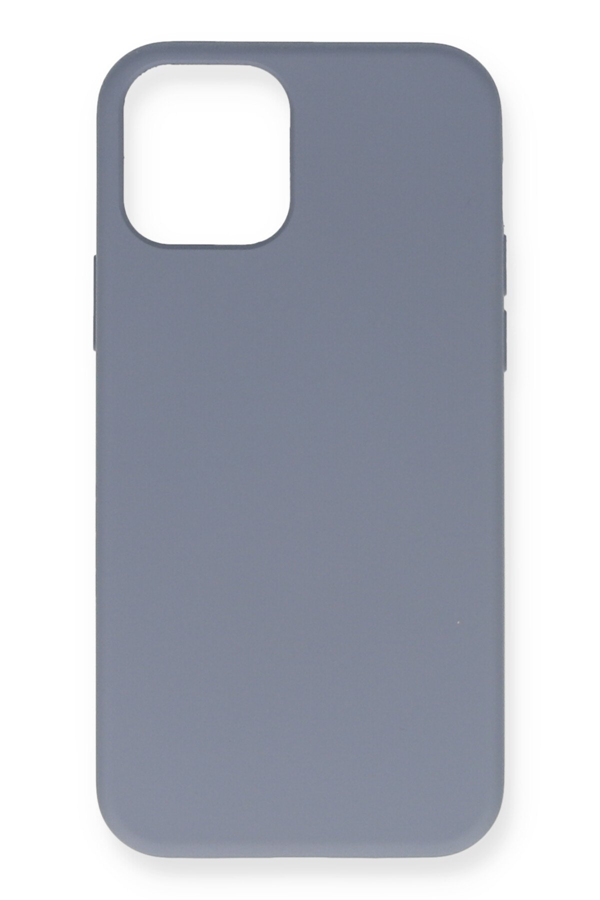  iPhone 12 Pro Kılıf Nano içi Kadife Silikon - Gri
