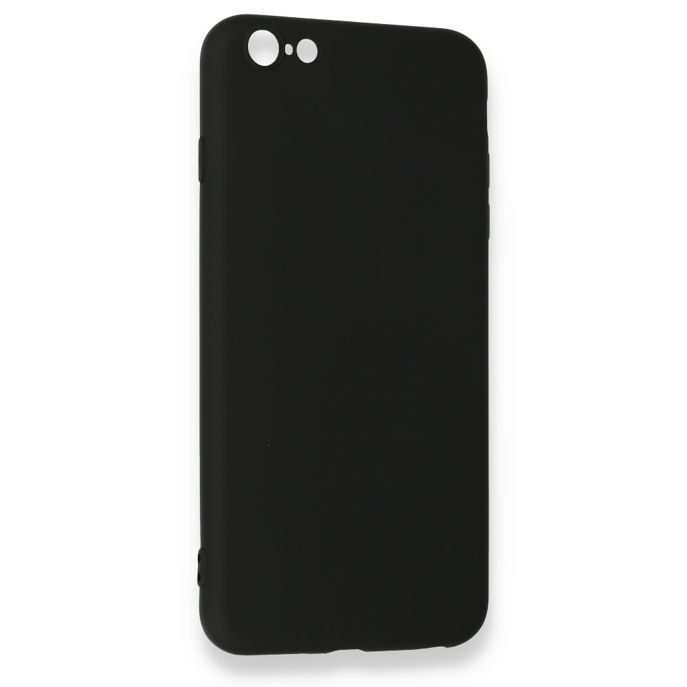 iPhone 6 Plus Kılıf Nano içi Kadife Silikon - Siyah iPhone 6 Plus Kılıf Nano içi Kadife Silikon - Siyah