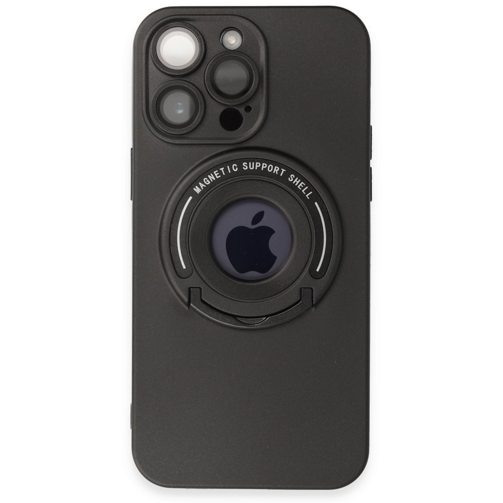  iPhone 13 Pro Max Kılıf Lukka Magneticsafe Kapak - Siyah
