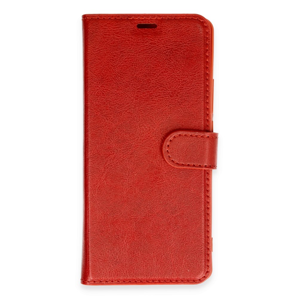  Xiaomi Poco M6 Pro 4G Kılıf Trend S Plus Kapaklı Kılıf - Kırmızı