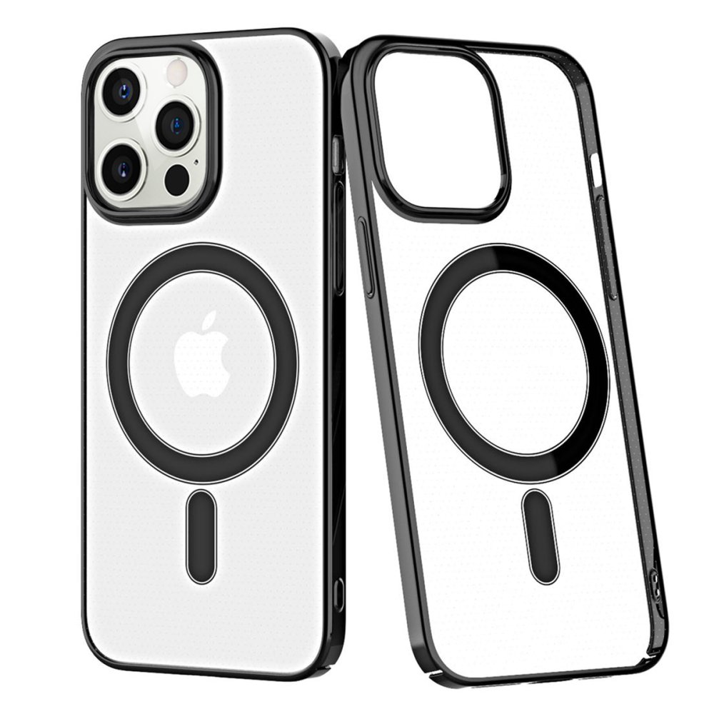  iPhone 12 Pro Max Kılıf Element Magneticsafe Sert Kapak - Siyah