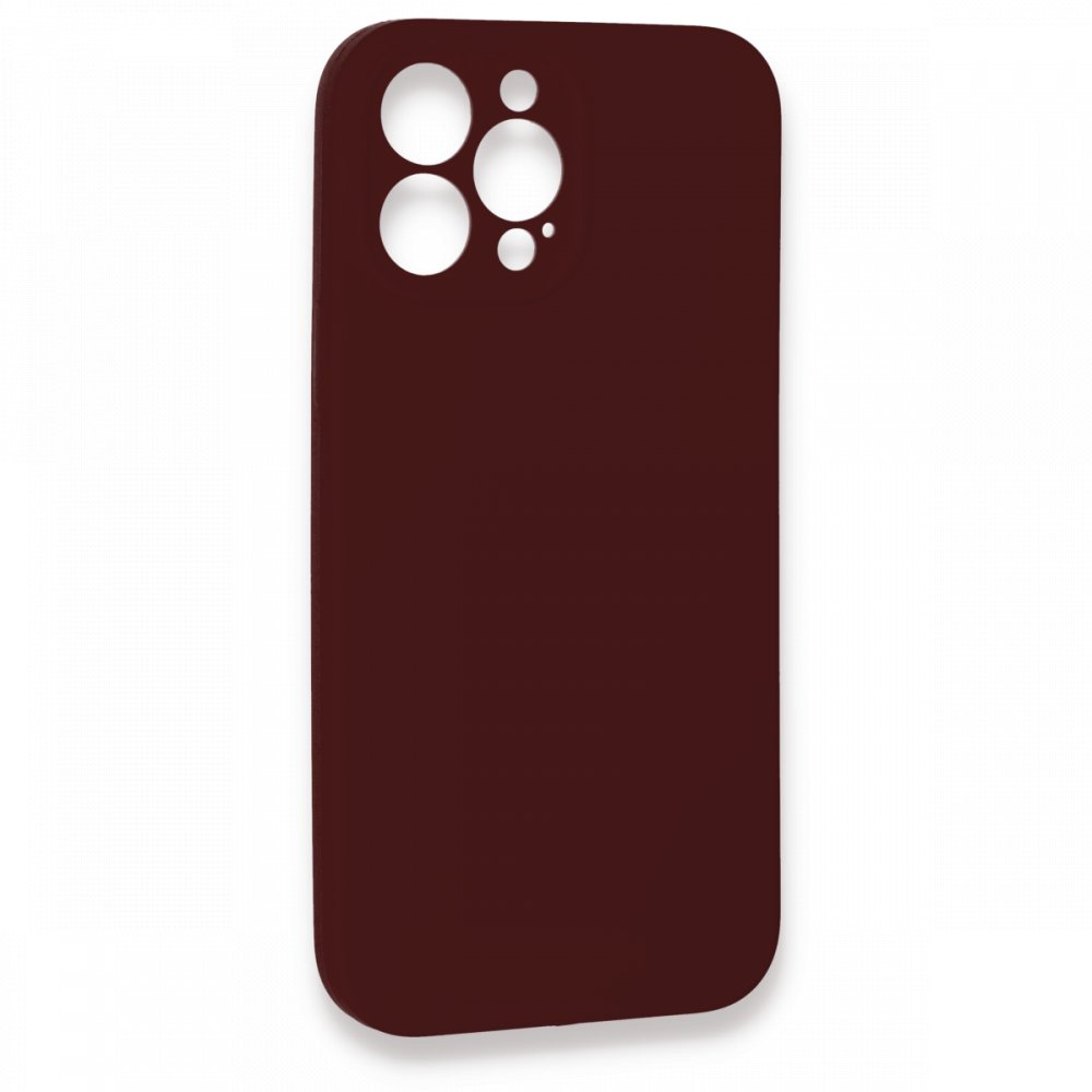  iPhone 13 Pro Max Kılıf Lansman Legant Silikon - Bordo