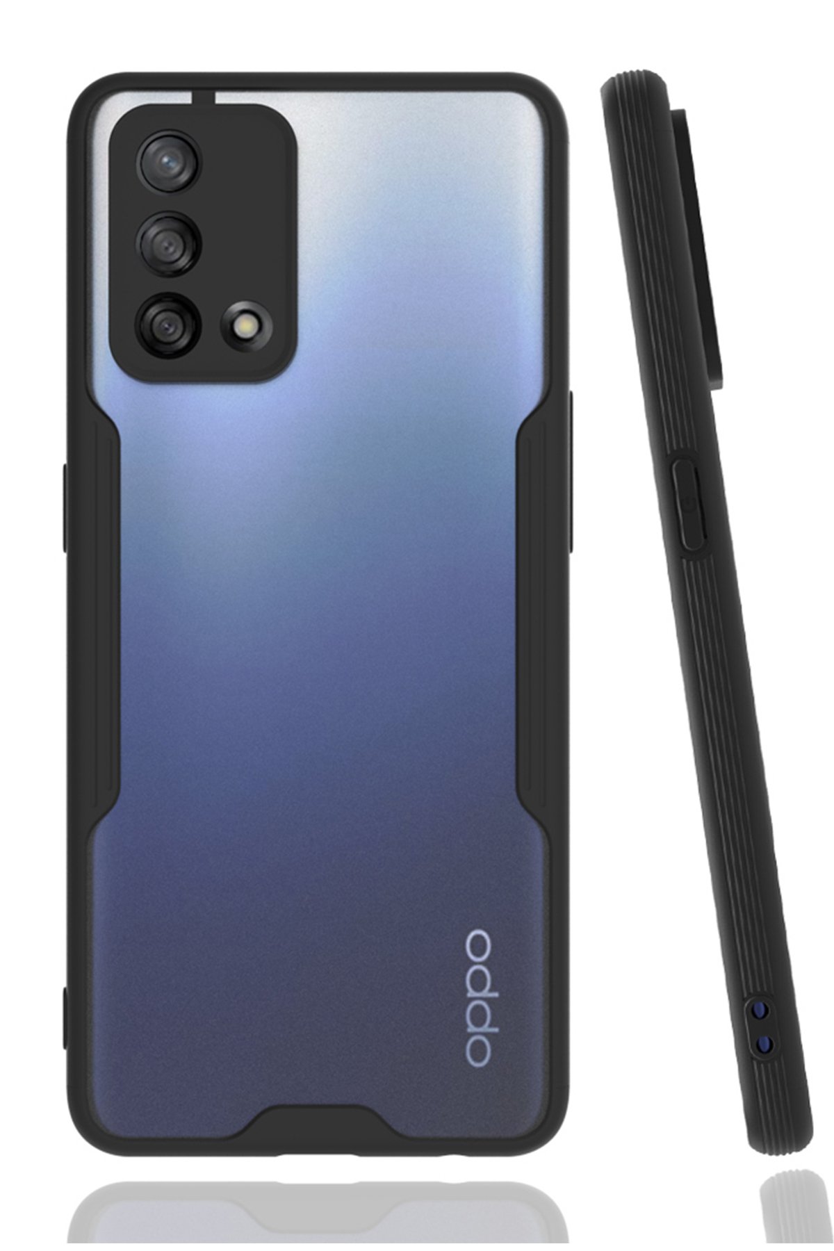 Oppo A74 4G Kılıf Platin Silikon - Siyah  Oppo A74 4G Kılıf Platin Silikon - Siyah