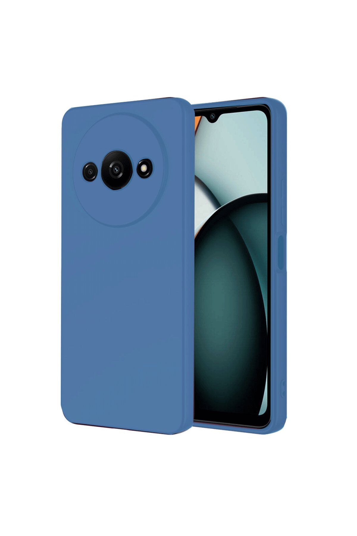 Realme C61 Kılıf First Silikon - Mavi Realme C61 Kılıf First Silikon - Mavi