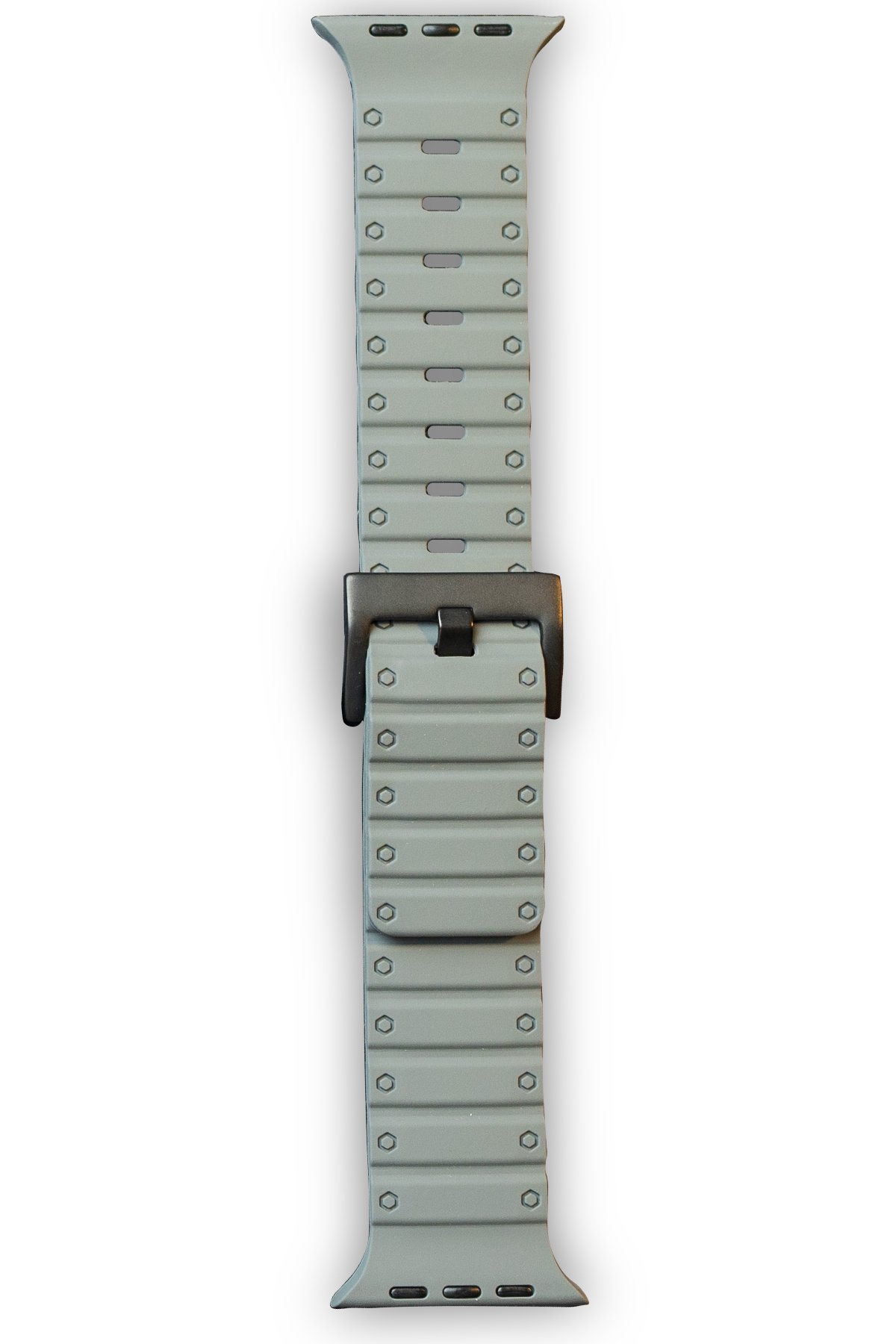 Apple Watch Ultra 49mm Magnus Mıknatıslı Silikon Kordon - Gri Apple Watch Ultra 49mm Magnus Mıknatıslı Silikon Kordon - Gri