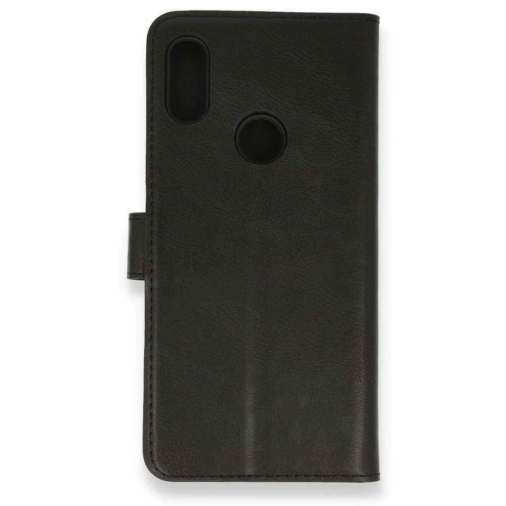  Huawei Y6 2019 Kılıf Trend S Plus Kapaklı Kılıf - Siyah