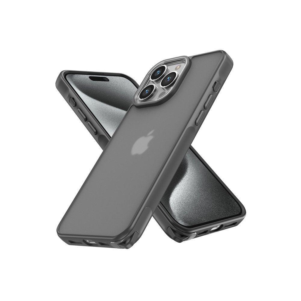  iPhone 13 Pro Max Kılıf Elegant Kapak - Titan Gri