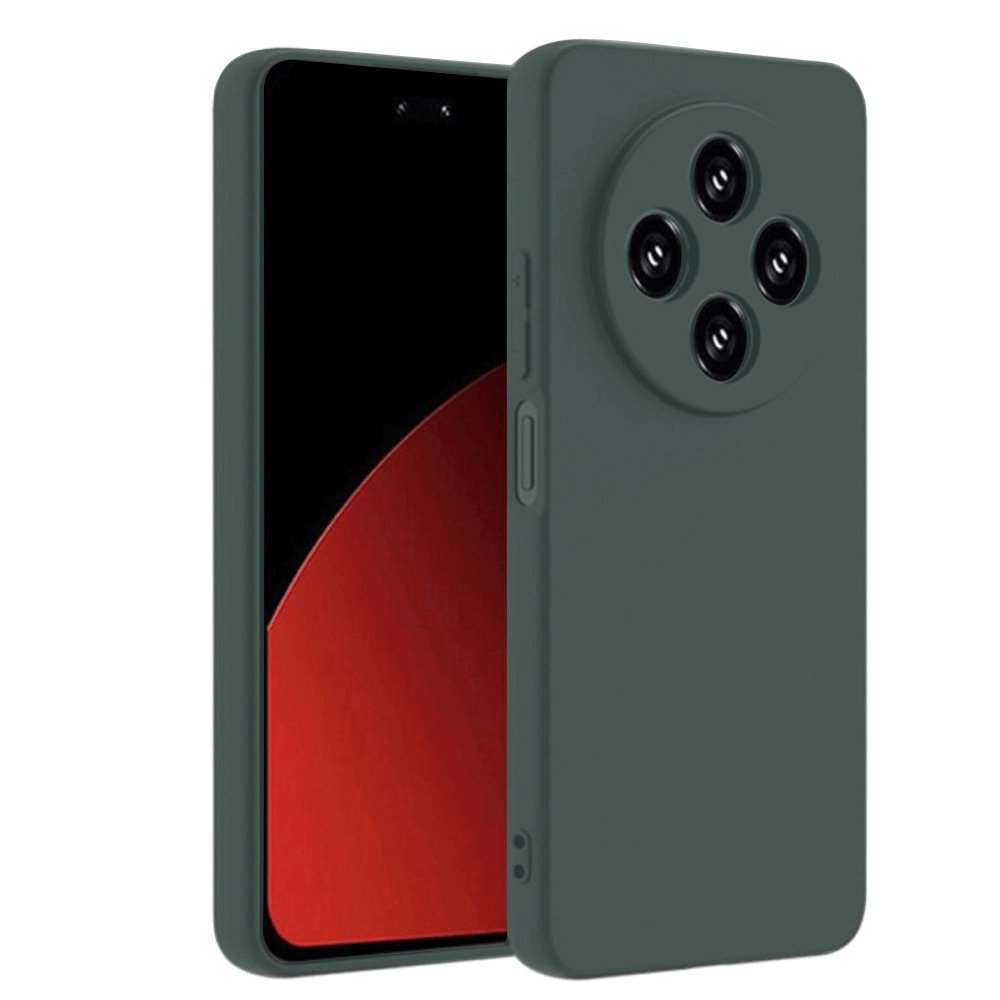 Redmi 14C Kılıf First Silikon - Koyu Yeşil Redmi 14C Kılıf First Silikon - Koyu Yeşil