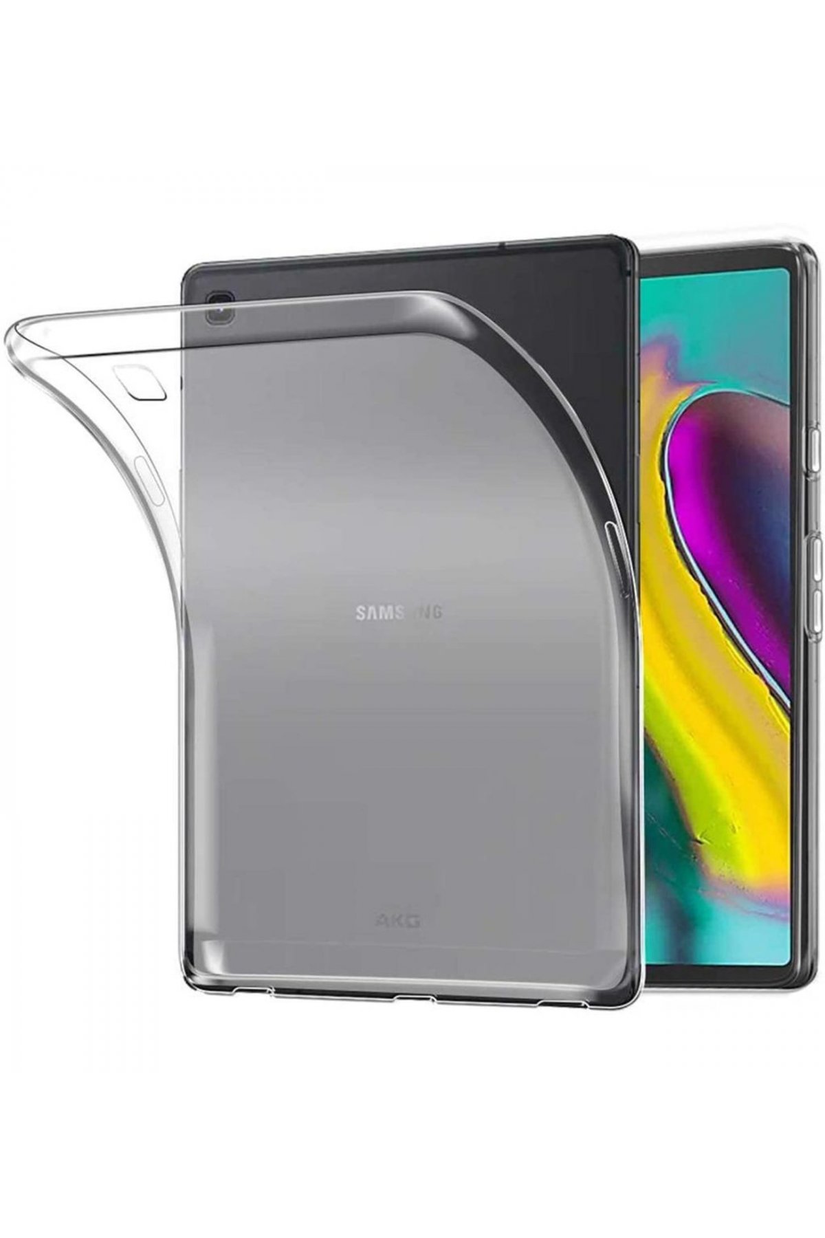  Samsung Galaxy T220 Tab A7 Lite 8.7 Kılıf Tablet Şeffaf Silikon
