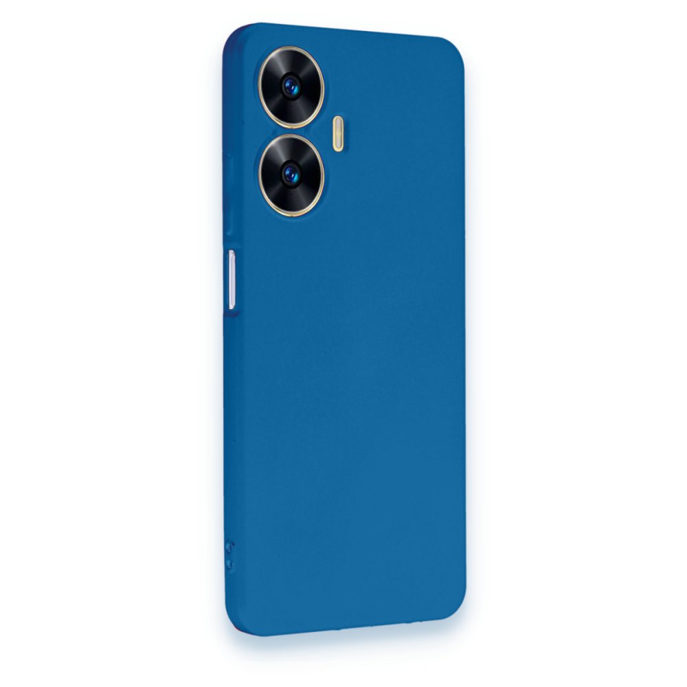 Realme C55 Kılıf First Silikon - Mavi Realme C55 Kılıf First Silikon - Mavi
