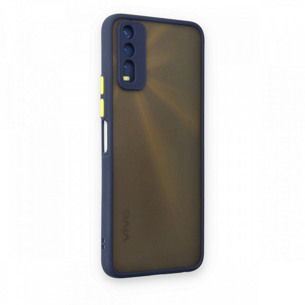  Vivo Y11S Kılıf Montreal Silikon Kapak - Lacivert