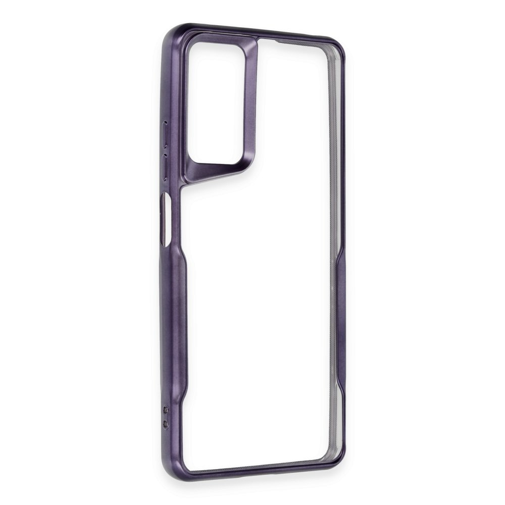 Redmi Note 12 Pro 4G Kılıf Boyi Silikon Kapak - Derin Mor