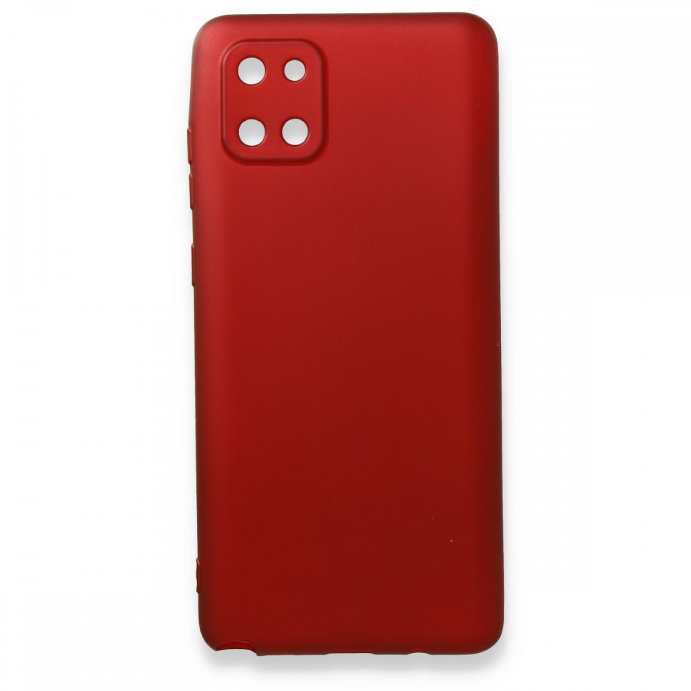  Samsung Galaxy A81 / Note 10 Lite Kılıf First Silikon - Bordo